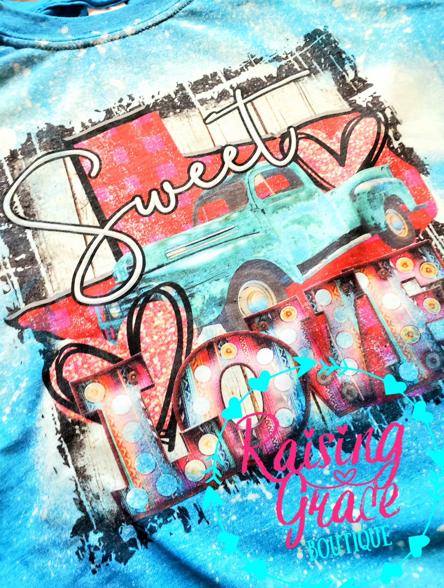Sweet Love Texas Bleached T-Shirt