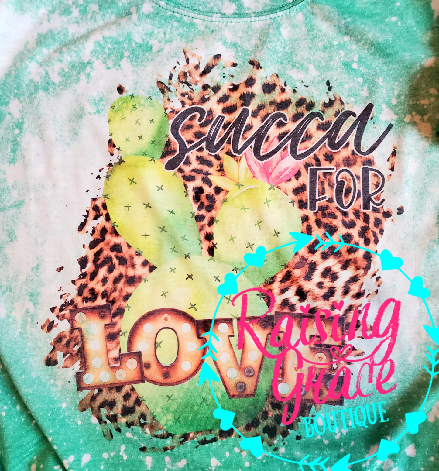 Succa For Love Bleached T-Shirt