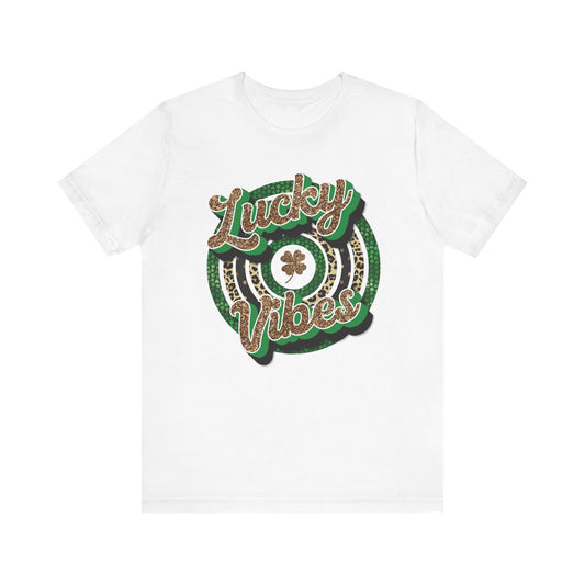 Lucky Vibes - Unisex Jersey Short Sleeve Tee - Adult T-Shirt