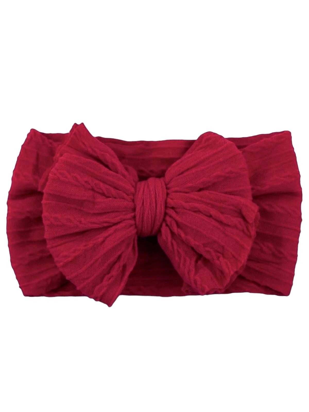 Cable Bow, Cranberry
