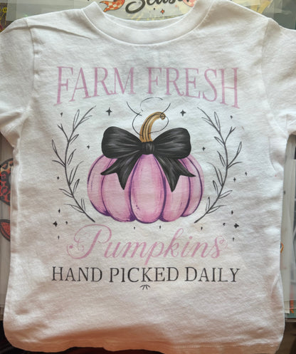 Farm Fresh Purple Pumpkin Bella Canvas Toddler Tee – 3T | Ready to Ship