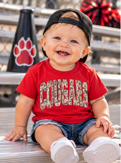 Cougars Camo - Baby and Toddler Graphic Tee