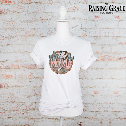 Mama - Western - Adult T-Shirt