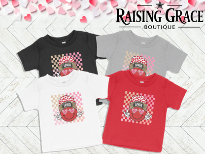 Loved Smiley Face Baby Tee | Cute Valentine’s Infant Shirt