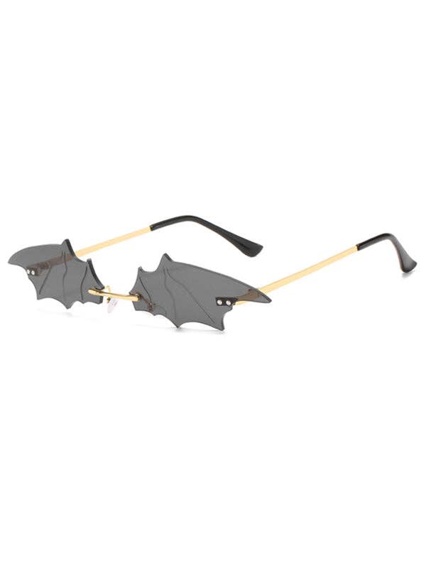 Bat Sunglasses: Gold-gray
