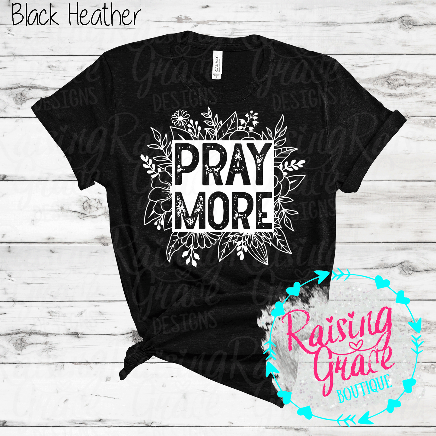 Pray More - T-Shirt - Adult