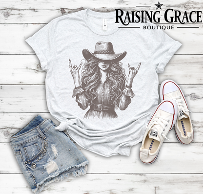 Cowgirl - Adult T-Shirt - Sublimated T-Shirt