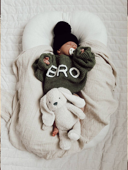 Bro Knit Sweater, Wilderness: 6 - 12 mo.