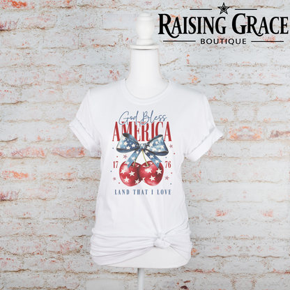 God Bless America - Adult T-Shirt - Bella Canvas