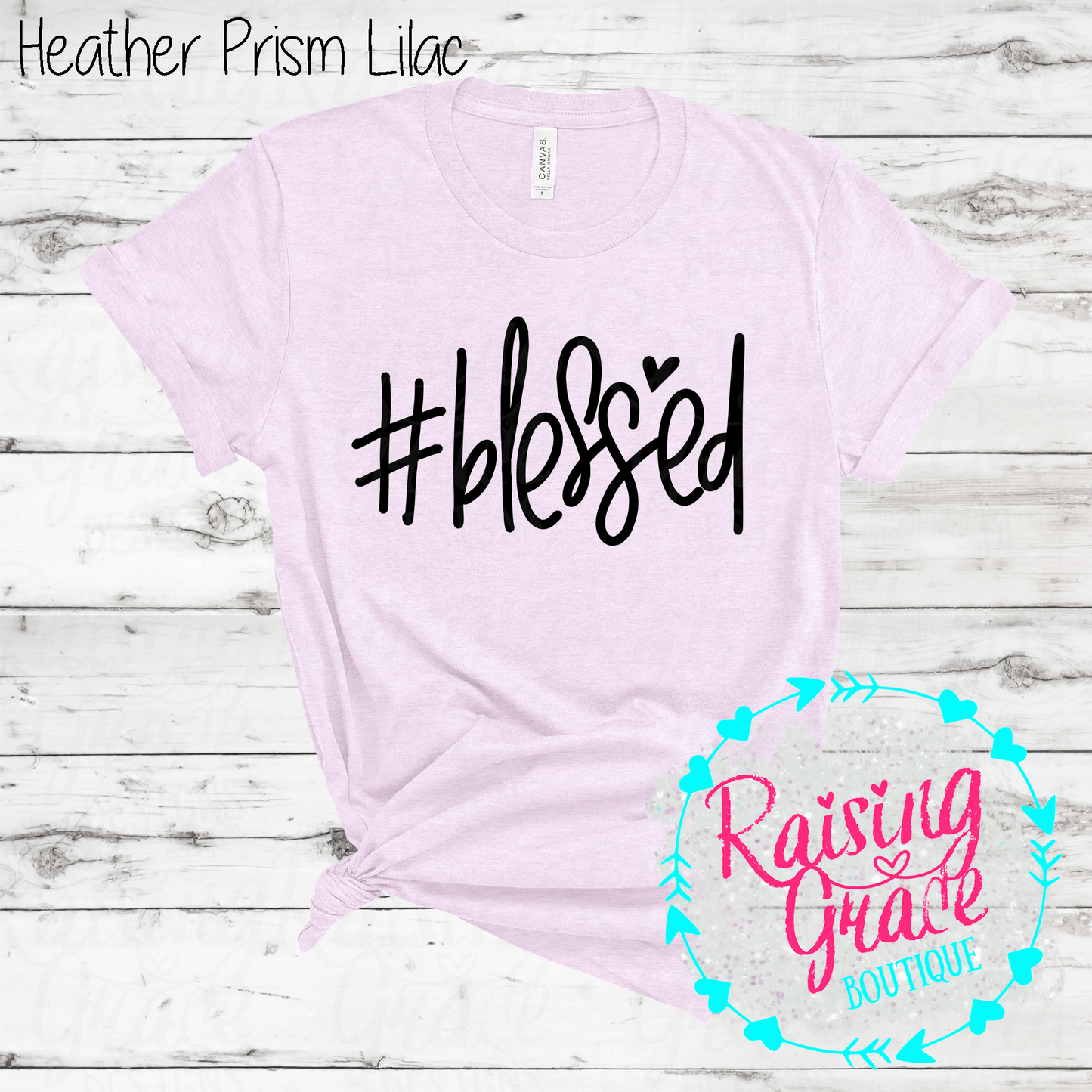 #Blessed - T-Shirt - (Shades of Pink and Purple)