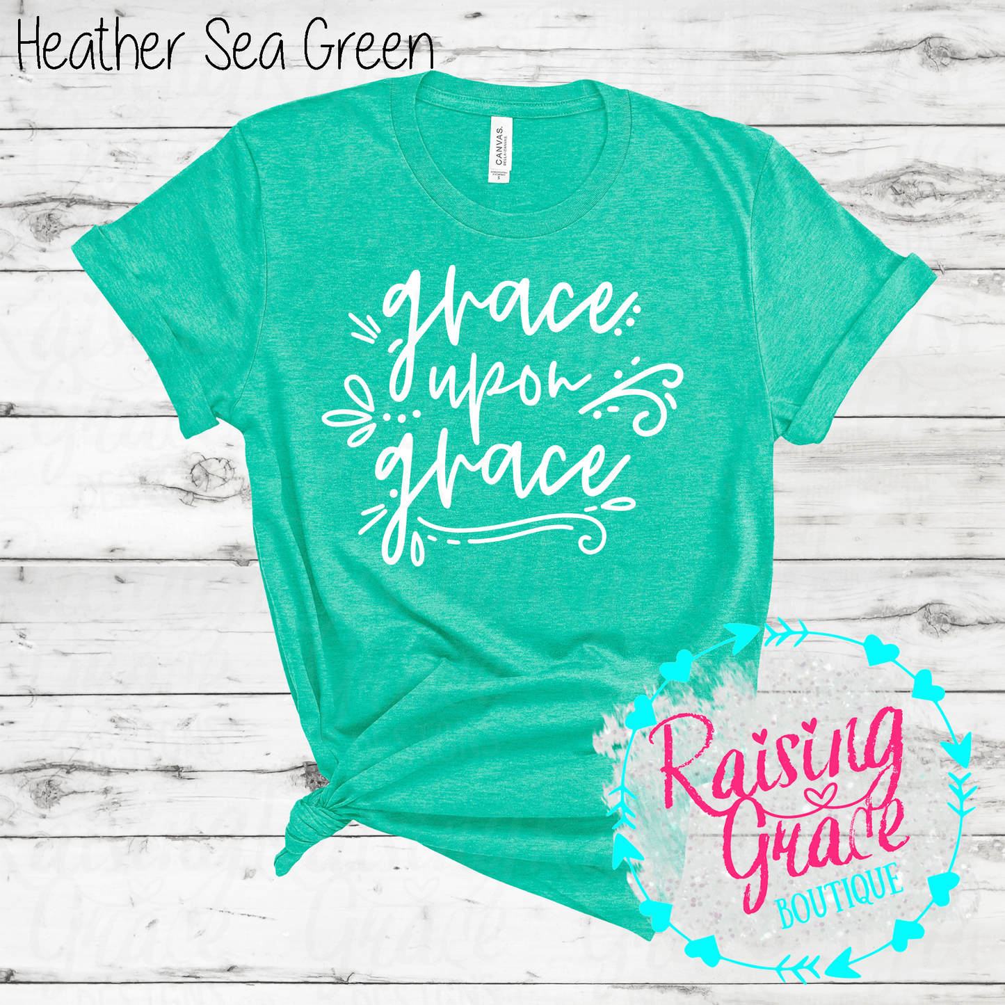 Grace Upon Grace - T-Shirt - (Shades of Green)