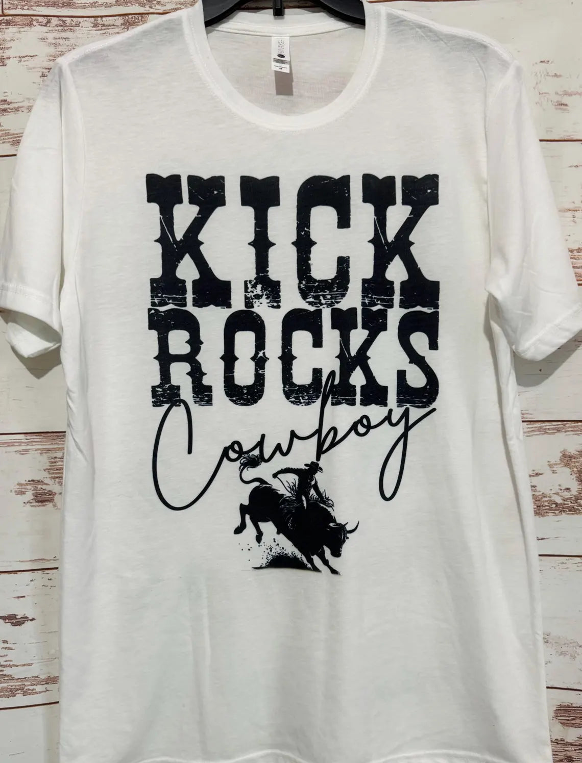 Kick Rocks Cowboy - Adult T-Shirt - Sublimated T-Shirt