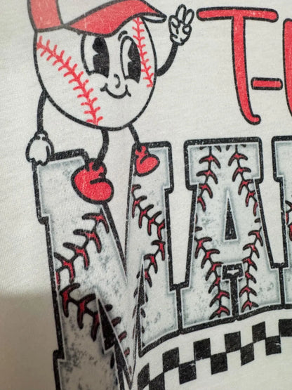 Ready To Ship - T-Ball Mama - Sublimated T-Shirt - Adult X. Small