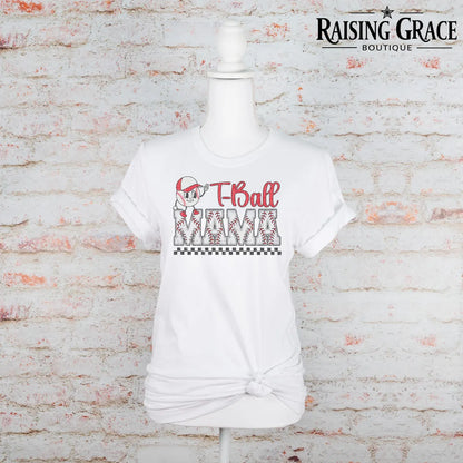 Ready To Ship - T-Ball Mama - Sublimated T-Shirt - Adult X. Small