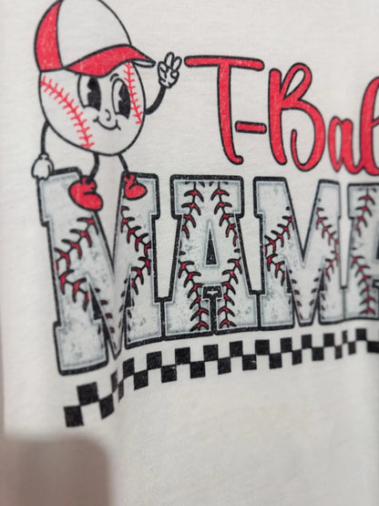 Ready To Ship - T-Ball Mama - Sublimated T-Shirt - Adult X. Small