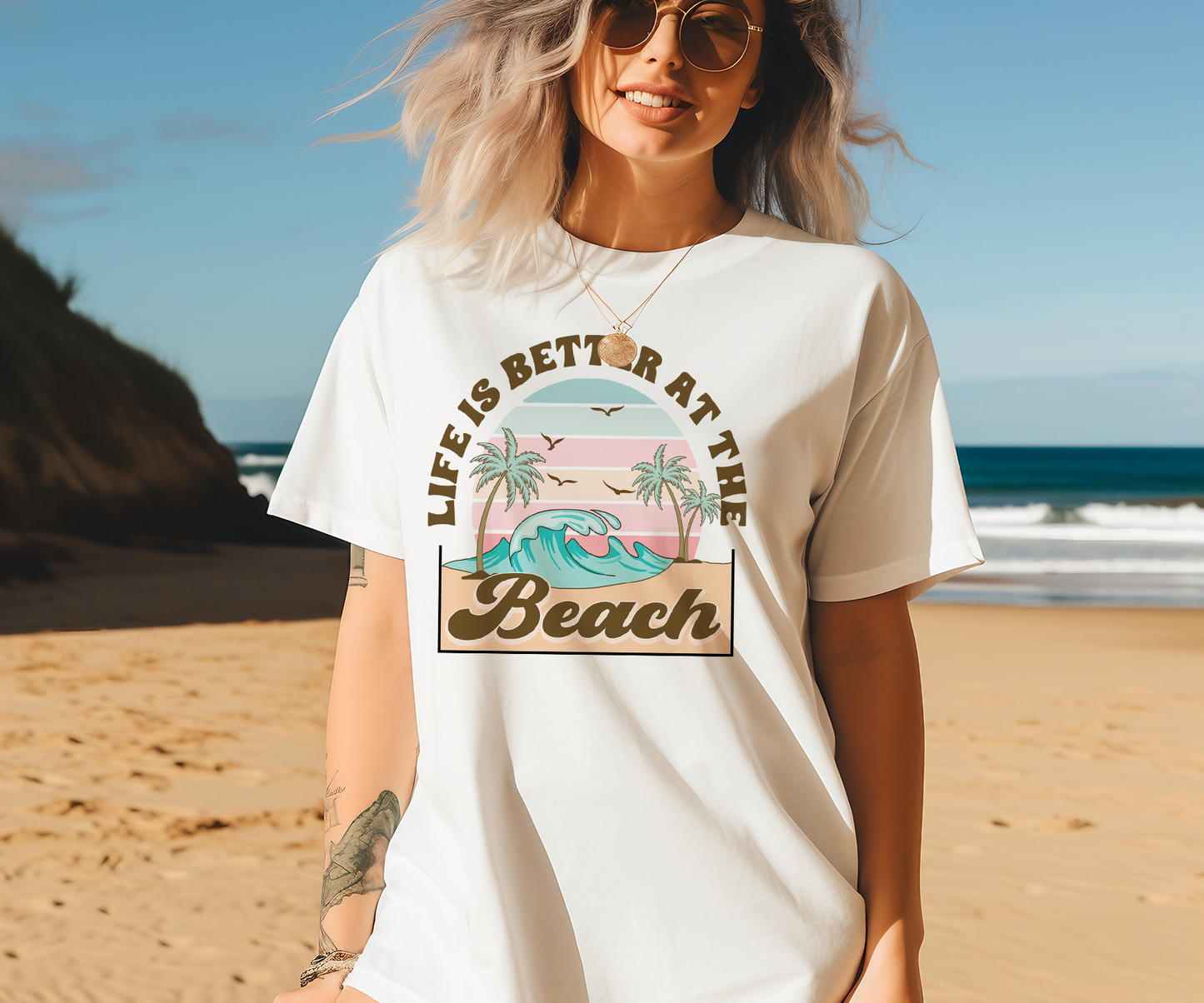 Life Is Better at the Beach - T-Shirt