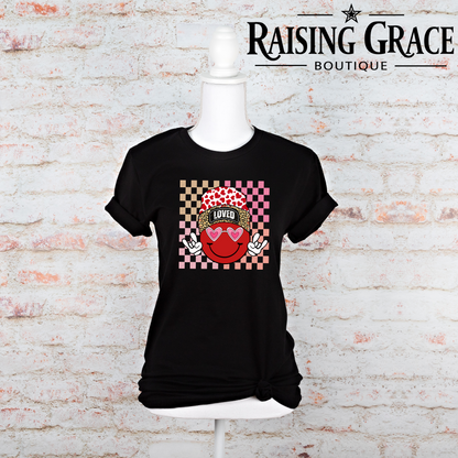 Loved Smiley Face Valentine’s T-Shirt | Adult Graphic Tee