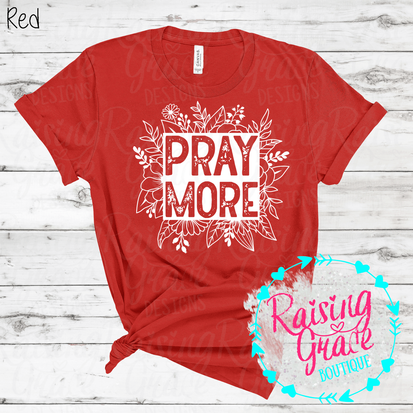 Pray More - T-Shirt - Adult