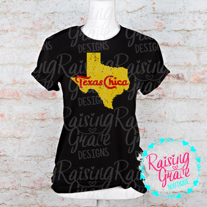 Texas Chica T-Shirt | Soft Texas Graphic Tee for Everyday & Game Day