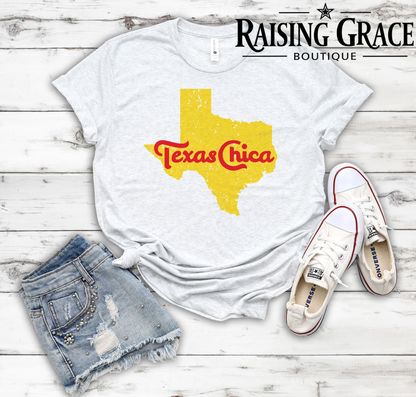 Texas Chica T-Shirt – soft Texas graphic tee for everyday wear
