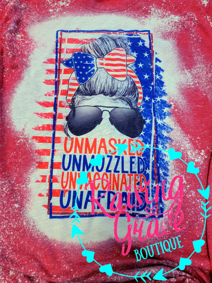 UNMASKED - Bleached T-Shirt