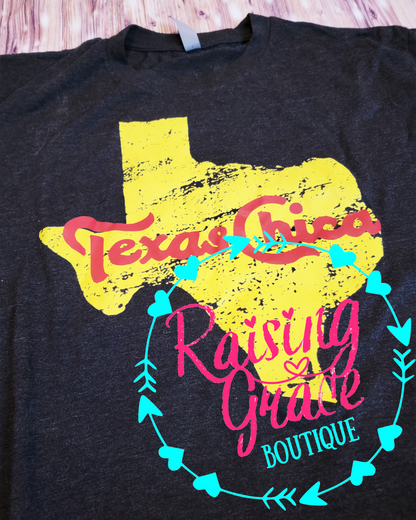 Texas Chica T-Shirt | Soft Texas Graphic Tee for Everyday & Game Day
