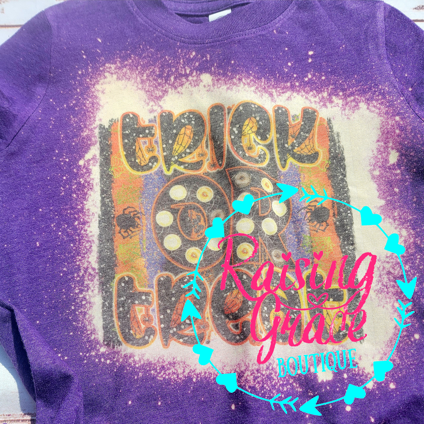 Trick or Treat - Bleached Tee