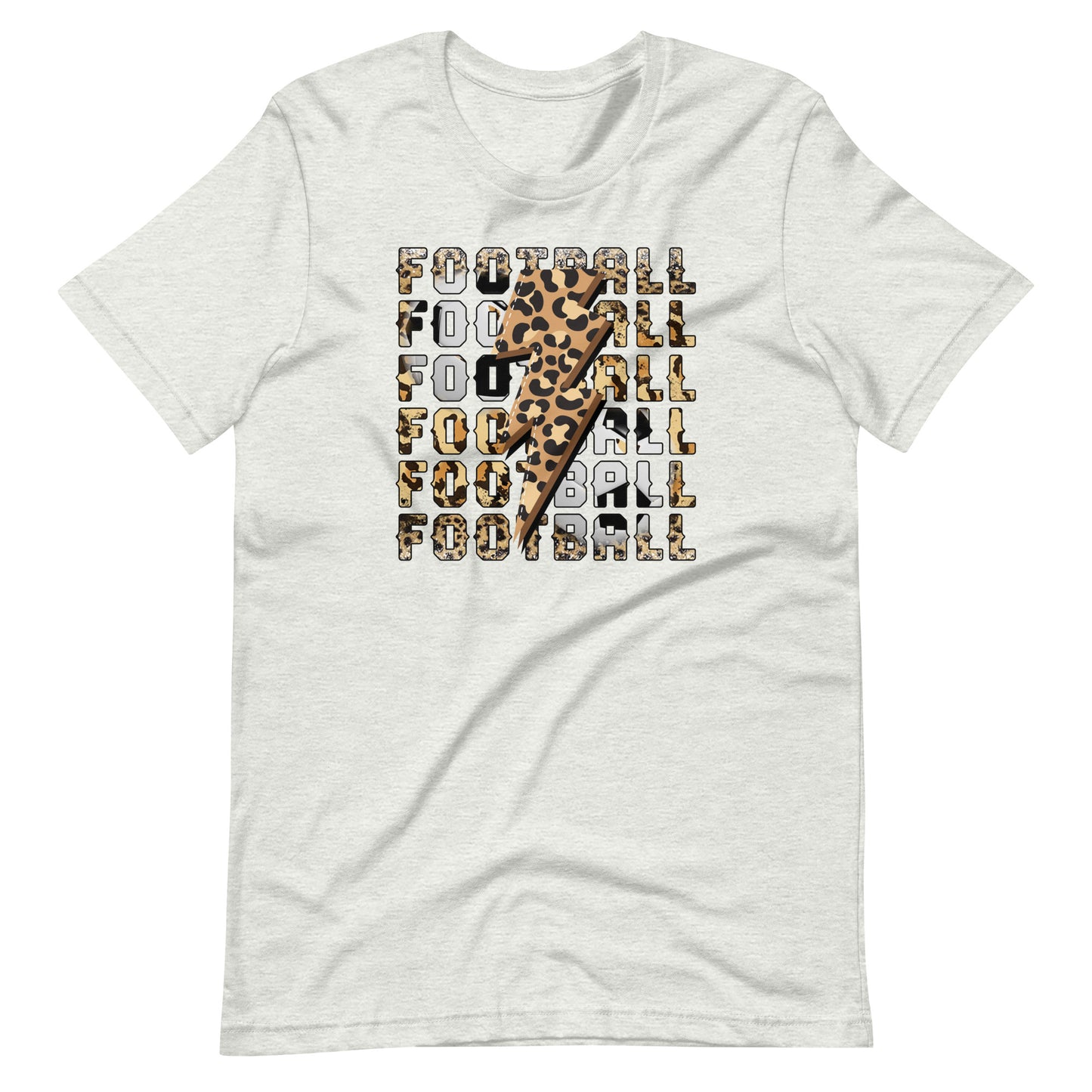 Football and Lightning Bolt - Adult T - Shirt