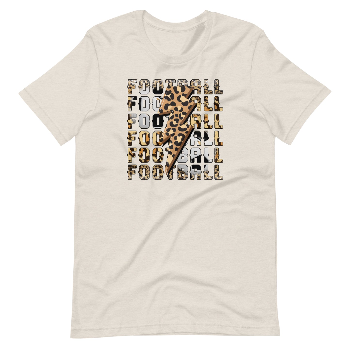 Football and Lightning Bolt - Adult T - Shirt