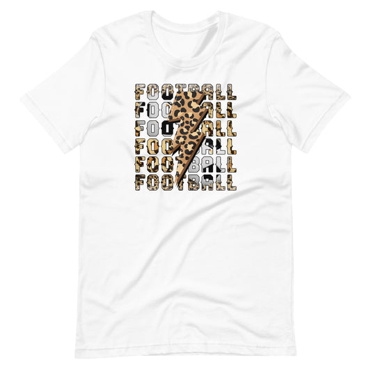 Football and Lightning Bolt - Adult T - Shirt